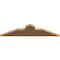 Ekena Millwork Portland Smooth Timber Gable Bracket, Western Red Cedar, 36"W x 9"H x 1 1/2"D x 5 1/2"F, 6/12 Pitch GBW036X09X0206POR00SWR - alternate 5